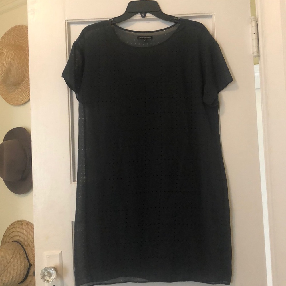 Sheer shift dress